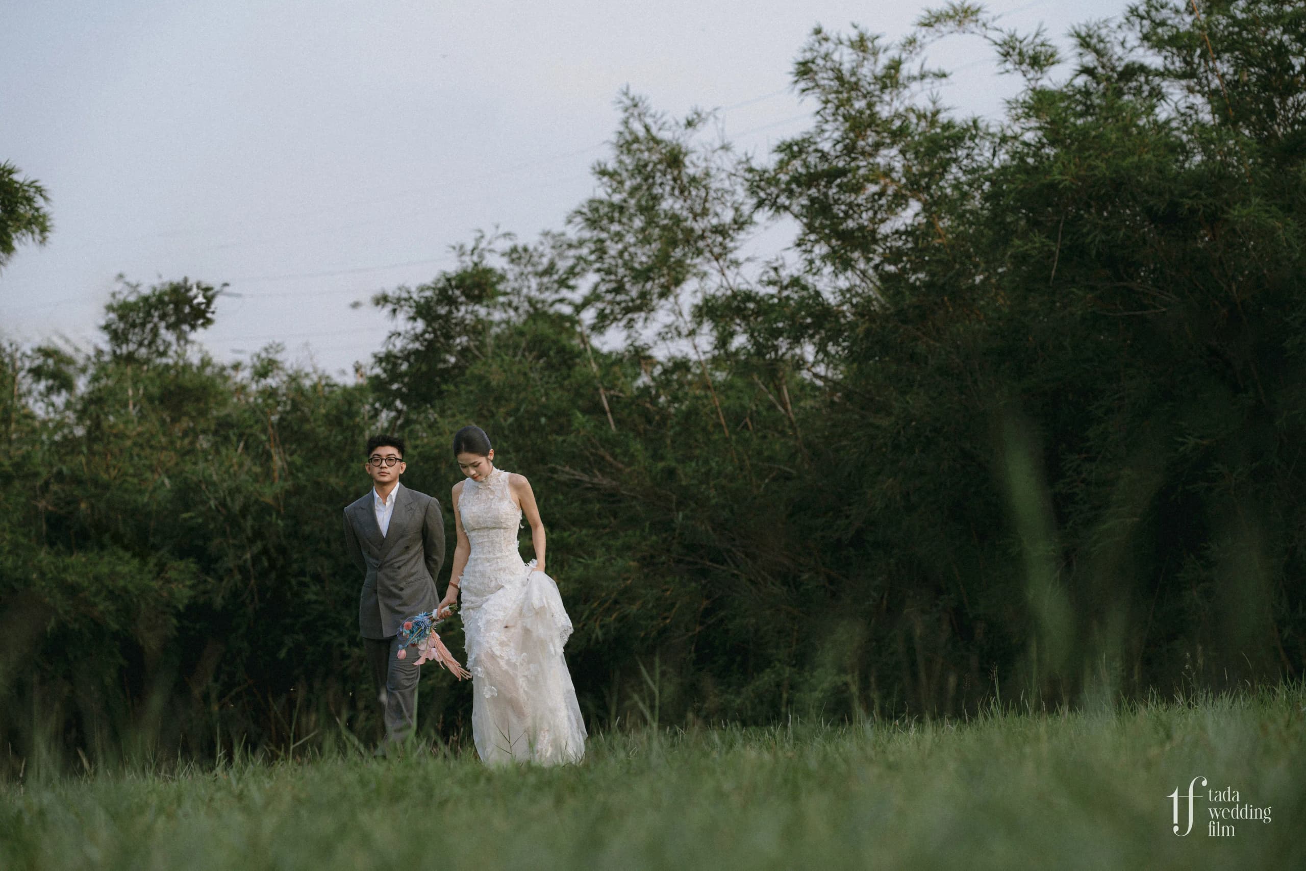 Refined editorial prewedding frame by Tada Wedding Film
